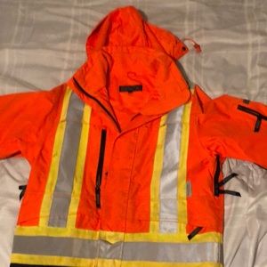 Hi Vis Mens Dakota waterproof jacket
